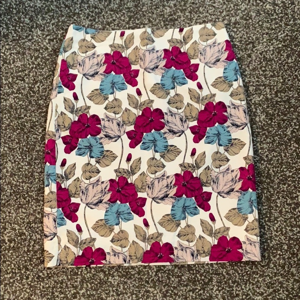 Ann Taylor Floral Skirt